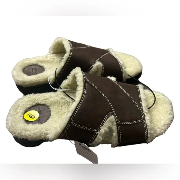 003 SLPPRS: Bass Sherpa Outdoor slippers size 8 - Picture 4 of 6